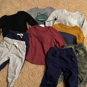 Baby/Toddler 12 month size top and bottom bundle